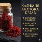 Premium Kashmiri Kesar (Saffron, 1g) – The Crimson Gold