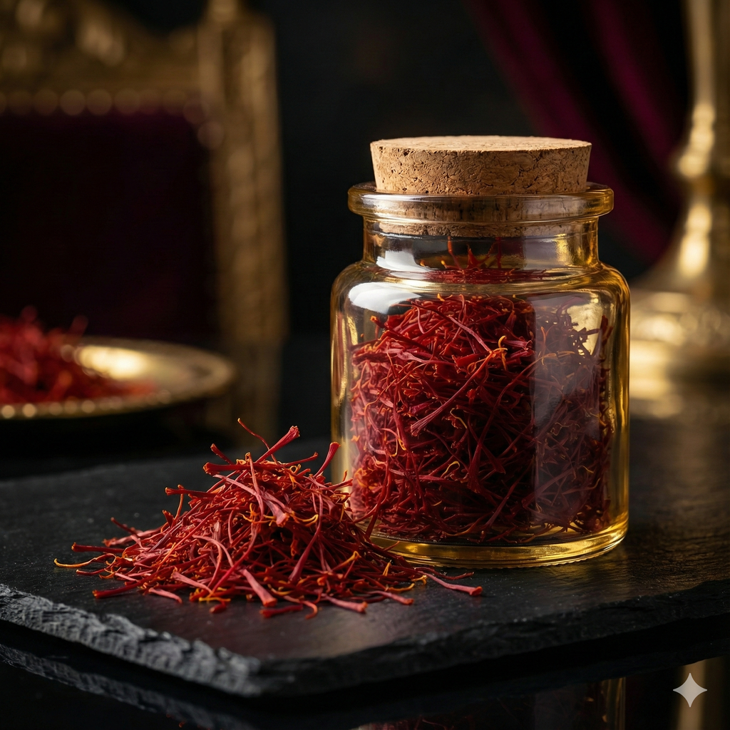 Premium Kashmiri Kesar (Saffron, 1g) – The Crimson Gold