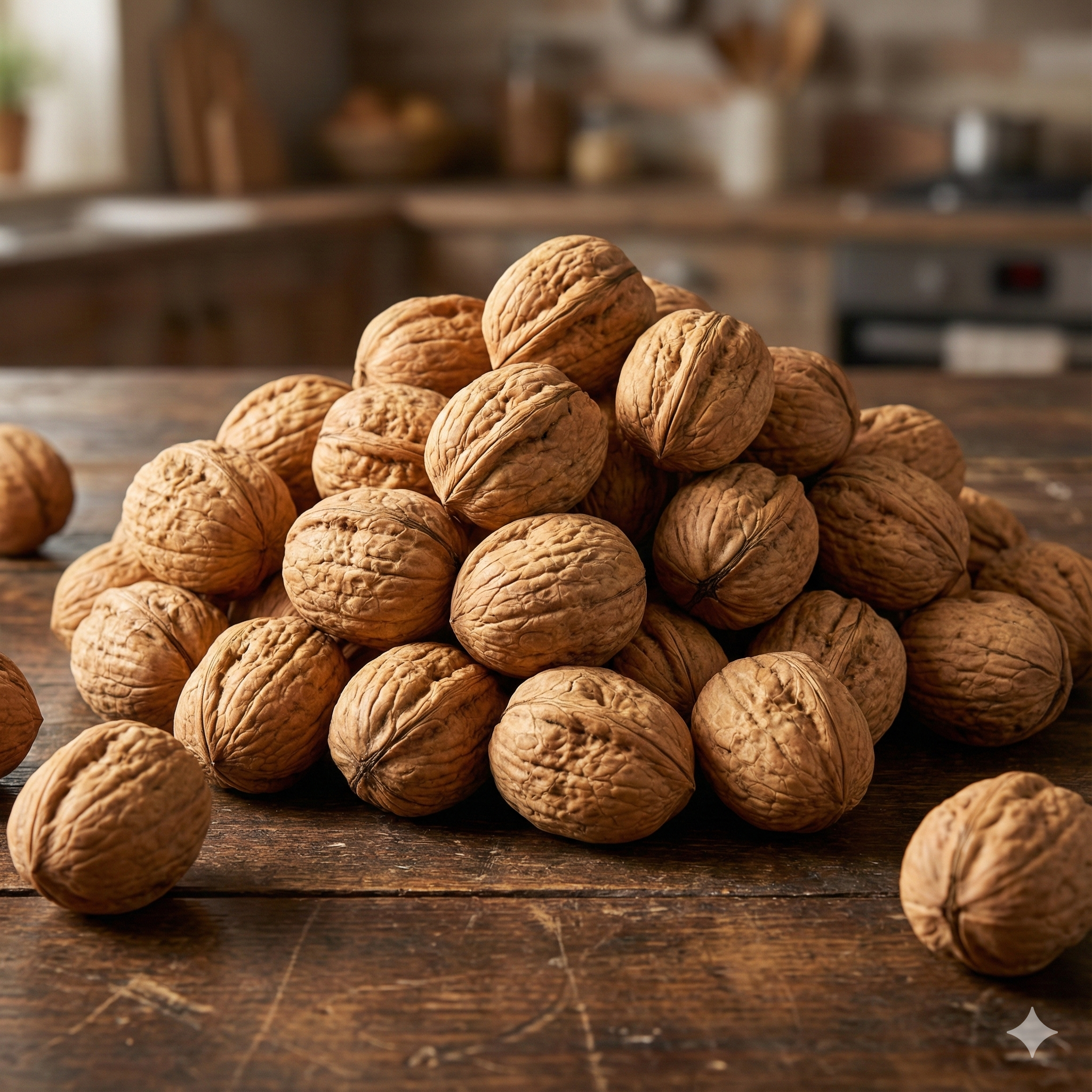 Farm-Fresh Whole Walnuts (Akhrot, 1kg) - In-Shell
